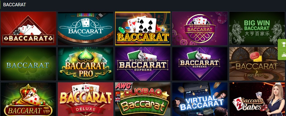1xBet Live Baccarat