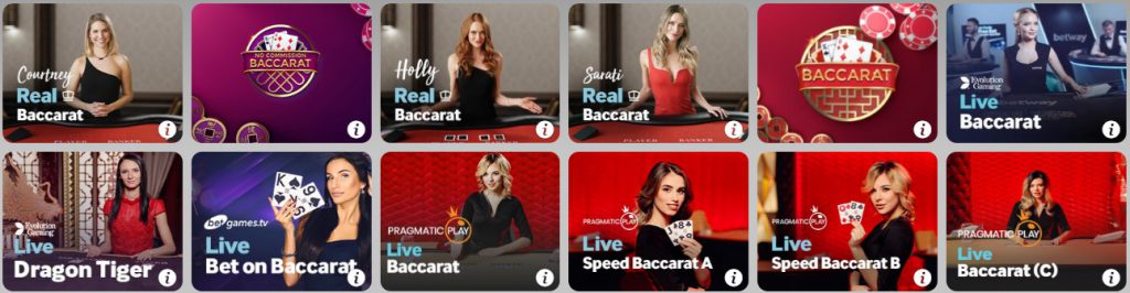 Betway Baccarat Live