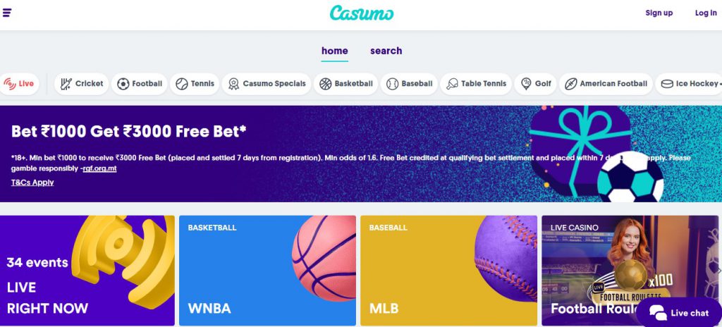 Casumo Sports Betting