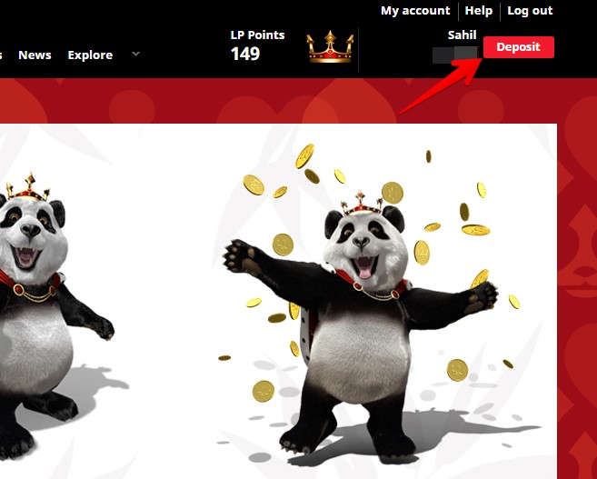 Royal Panda Deposit Guide 01