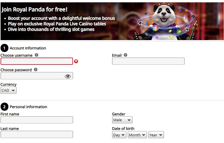Royal Panda Registration Guide 02