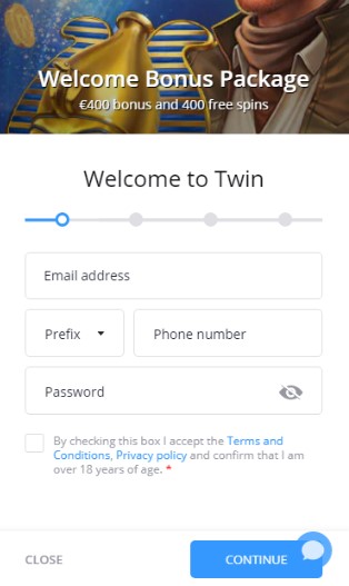 Twin Registration Step 02