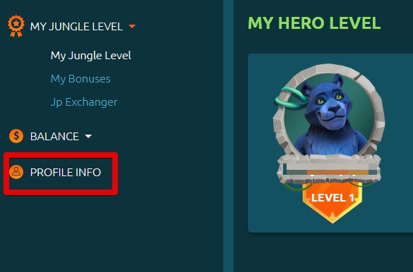 Betjungle Profile Settings 01