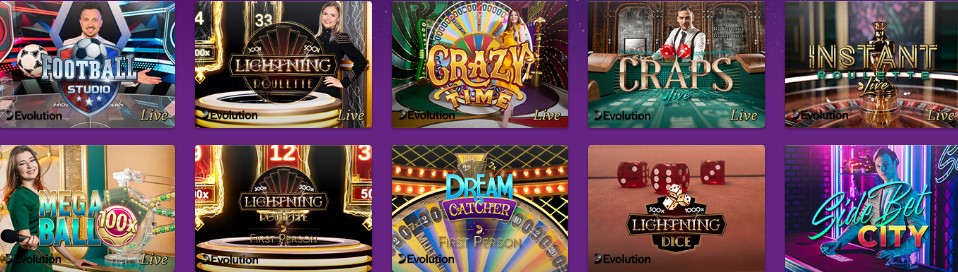 Lucky Casino Live Game Shows