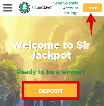 Sir Jackpot Deposit Guide 01