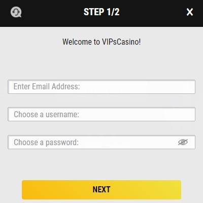 VIPs Casino Registration Guide 02