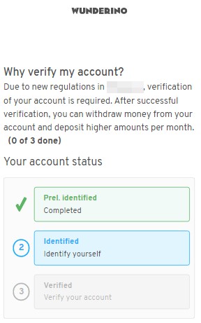 Wunderino Account Verification 02