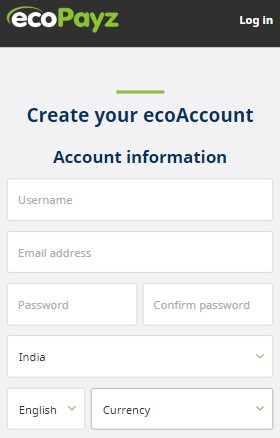 ecoPayz Registration Guide 02