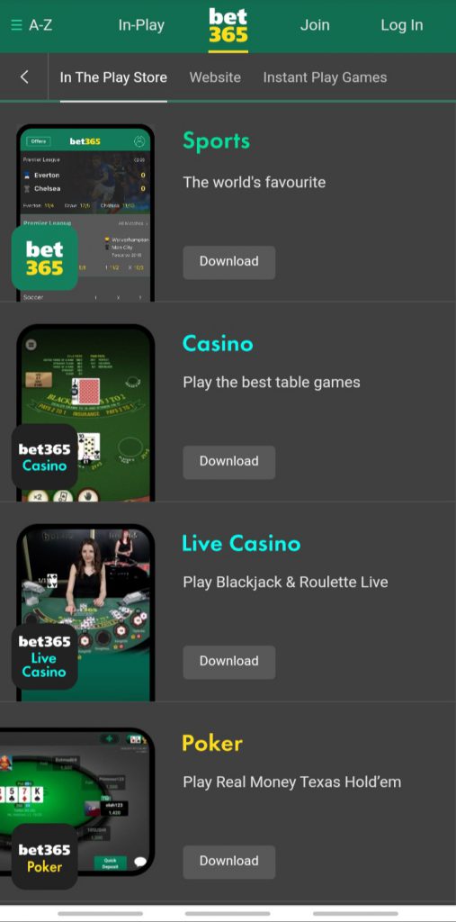 Bet365 app download