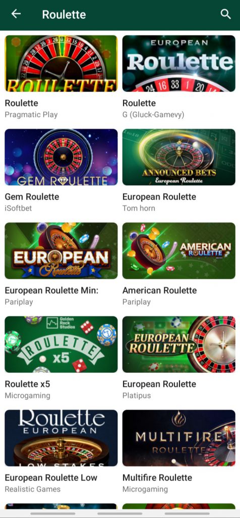 Betwinner app roulette