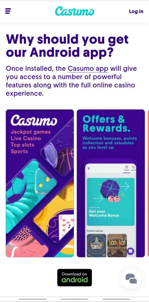 Casumo app download for android