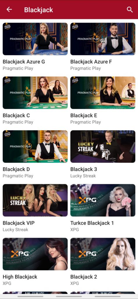 Oppa888 app Blackjack