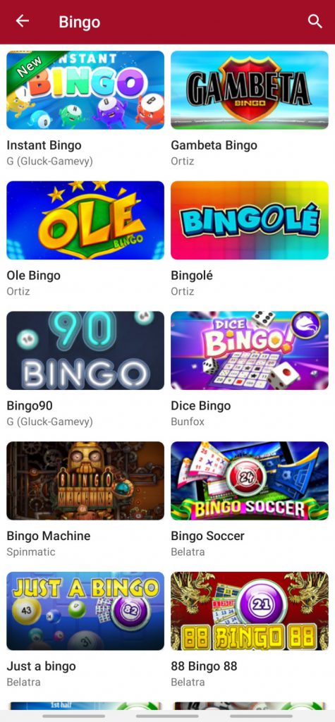 Oppa888 app bingo