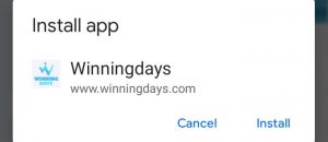 Winning Days app download for free