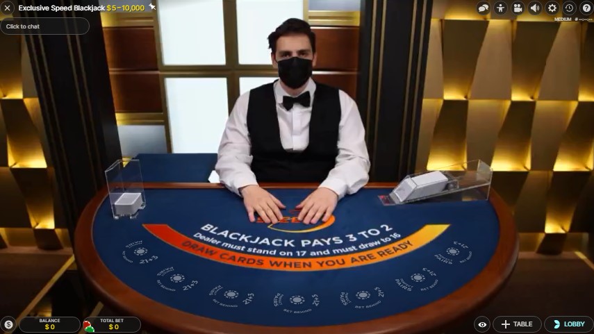 Live Casino Gaming Blackjack