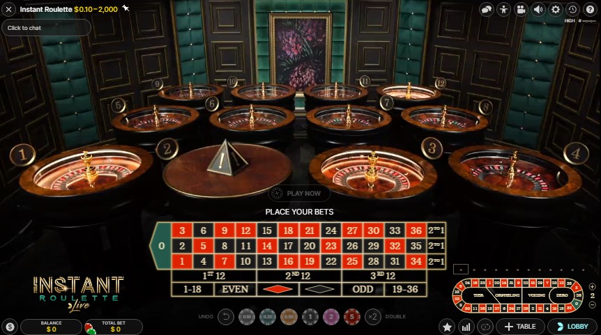Live Casino Gaming Roulette