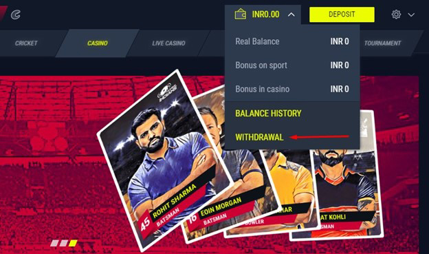 How to Withdraw funds from Rabona Casino
