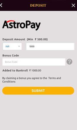 How to Deposit funds on LuckyNiki Casino