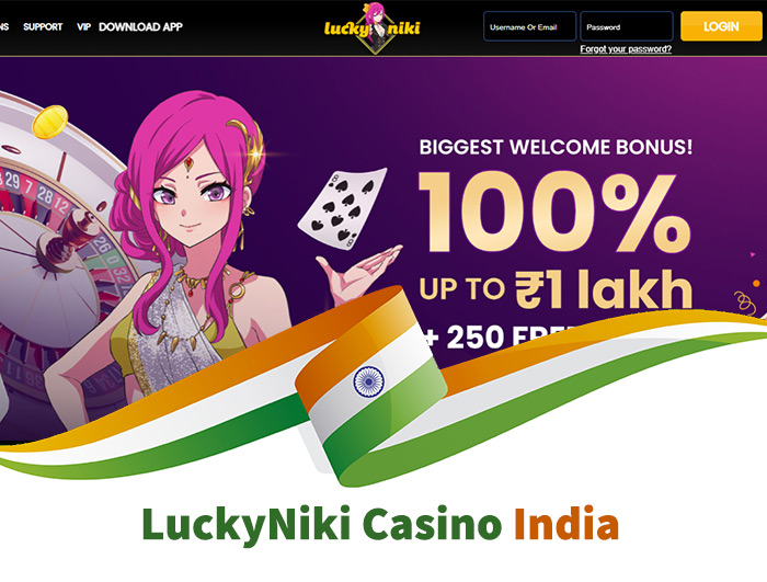 LuckyNiki casino review india